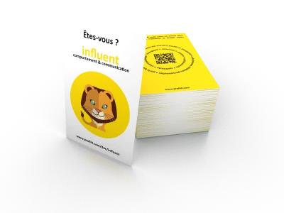 Pack 10 sets of 4 cards animal (fr)